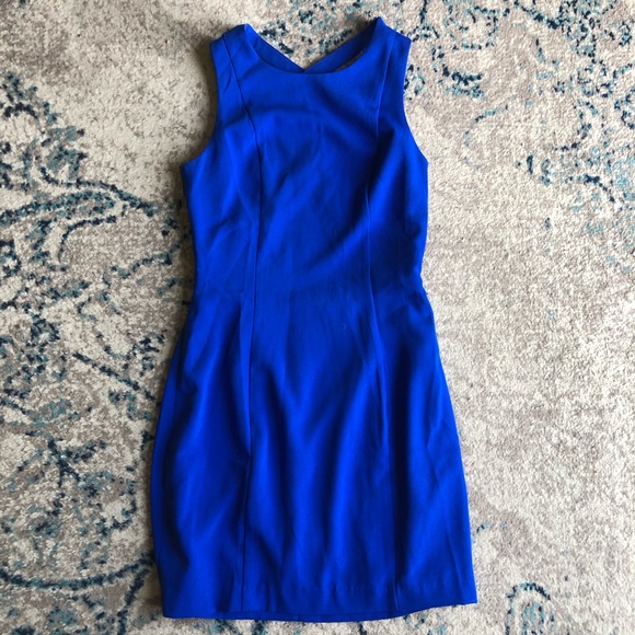 Forever 21 Royal Blue minidress with back cutouts - Picture 2 of 6
